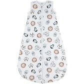 Rond Gevoerde Baby Slaapzak met Dieren - Multicolour - 8