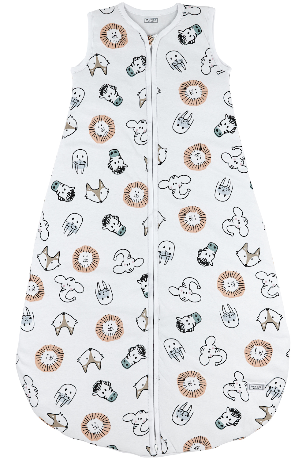 Rond Gevoerde Baby Slaapzak met Dieren - Multicolour - 8 - afbeelding 2