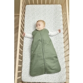 Meyco - Baby Slaapzak Gevoerd Uni - Forest Green - 110cm