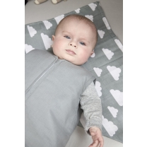 Meyco - Baby Slaapzak Gevoerd - Grijs - 90cm