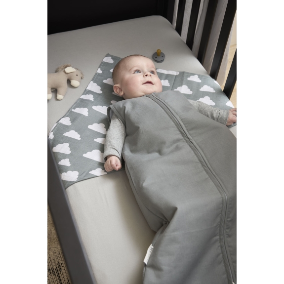 Meyco - Baby Slaapzak Gevoerd - Grijs - 90cm