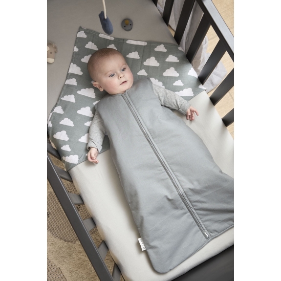 Meyco - Baby Slaapzak Gevoerd - Grijs - 90cm