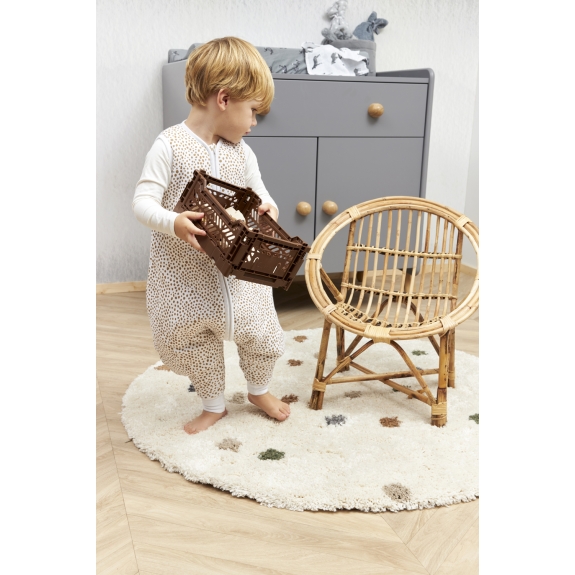 Baby Winter Slaapoverall Jumper Cheetah - Taupe - 80cm