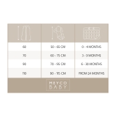Meyco - Zomerslaapzak voor Baby - Taupe - 70cm