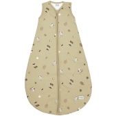 Rond Gevoerde Baby Slaapzak Forest Animals - Sand - 74cm