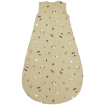 Ronde gevoerde baby slaapzak Forest Animals - zand - 98c