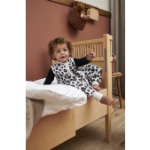 Baby Winter Slaapoverall Leopard Sand Melange 80cm
