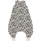 Baby Winter Slaapoverall Leopard Sand Melange 80cm