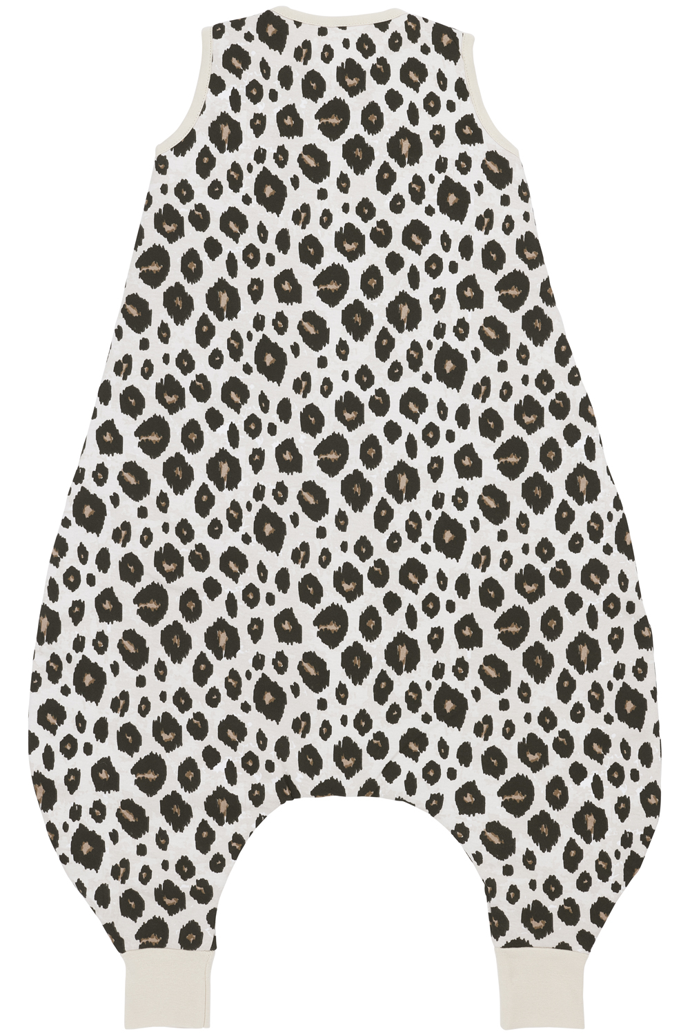 Baby Winter Slaapoverall Leopard Sand Melange 80cm - afbeelding 4