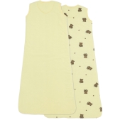 Baby Slaapzak Gevoerd Teddy Bear - Soft Yellow - 110cm