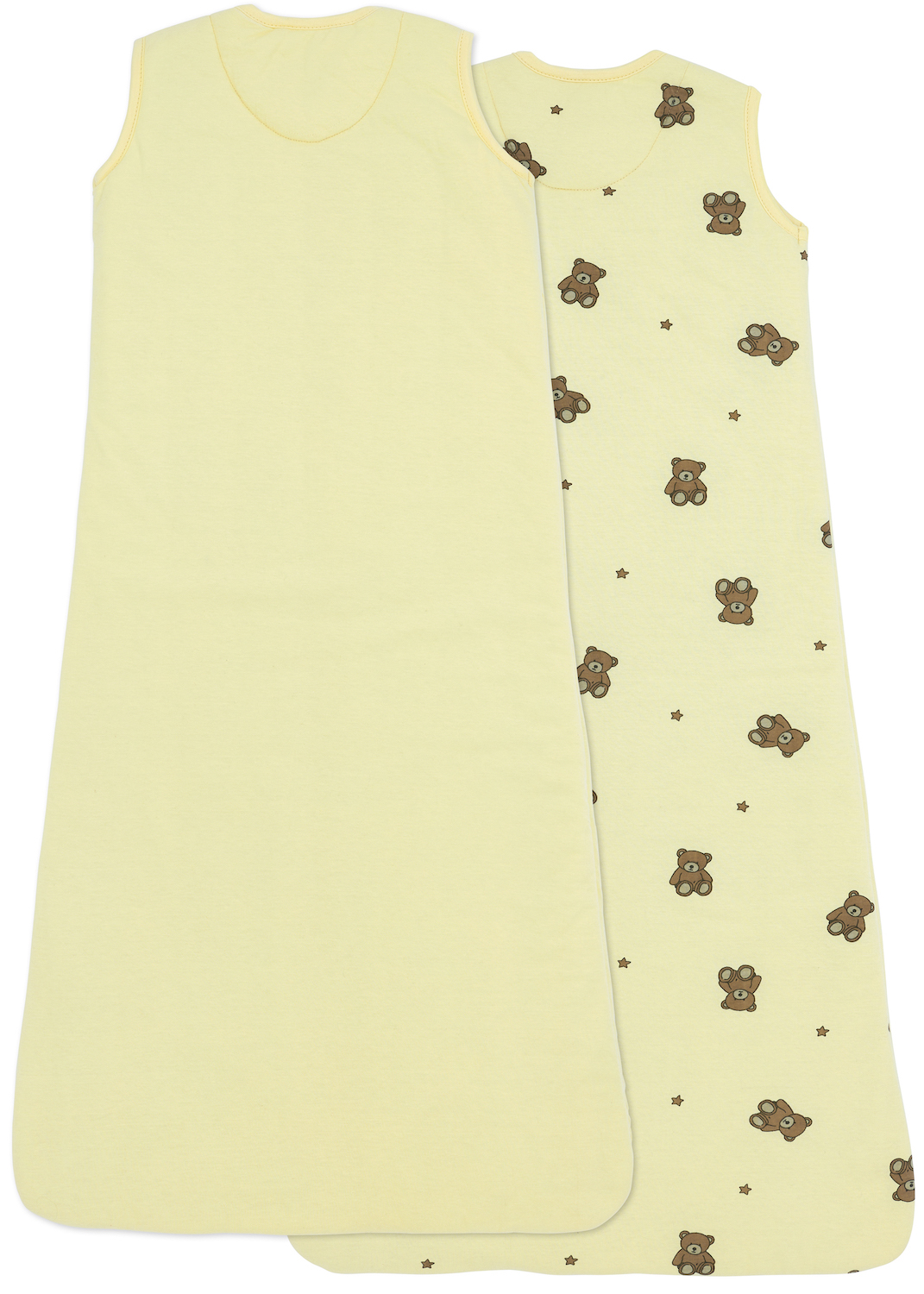 Baby Slaapzak Gevoerd Teddy Bear - Soft Yellow - 110cm - afbeelding 4