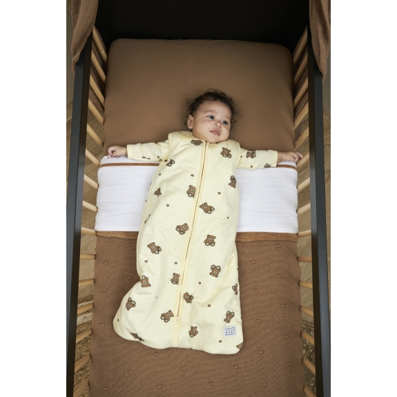 Baby Slaapzak Gevoerd Teddy Bear - Soft Yellow - 110cm
