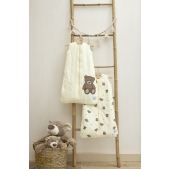 Baby Slaapzak Gevoerd Teddy Bear - Soft Yellow - 110cm