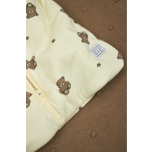 Baby Slaapzak Gevoerd Teddy Bear - Soft Yellow - 110cm