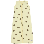 Meyco - Baby Slaapzak Gevoerd Teddy Bear - Geel - 90cm