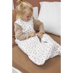 Baby Slaapzak Gevoerd Mini Panther - Offwhite/Sand - 90c