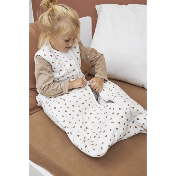 Baby Slaapzak Gevoerd Mini Panther - Offwhite/Sand - 90c