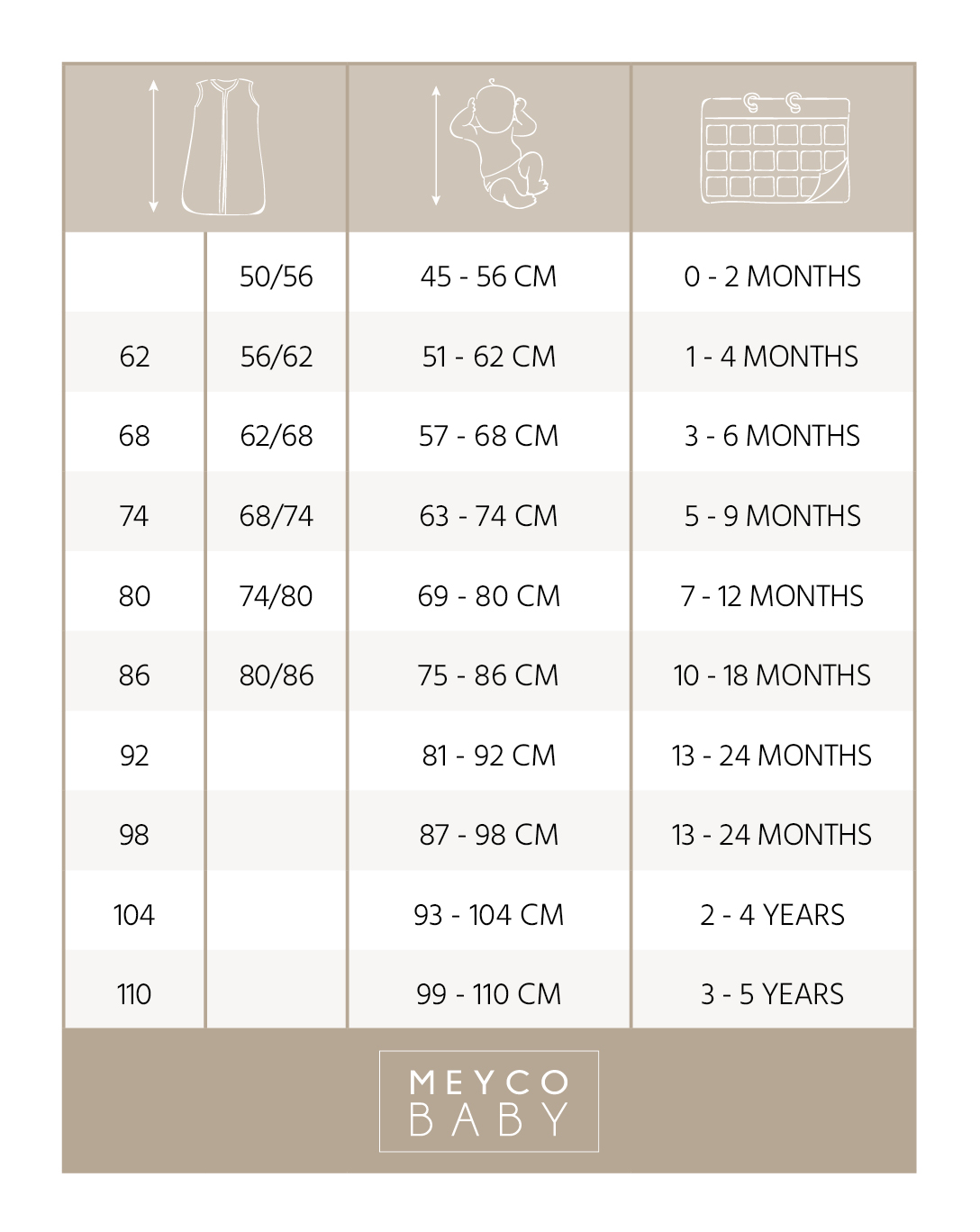 Zomerslaapzak Baby Leopard Sand Melange 98cm - afbeelding 8