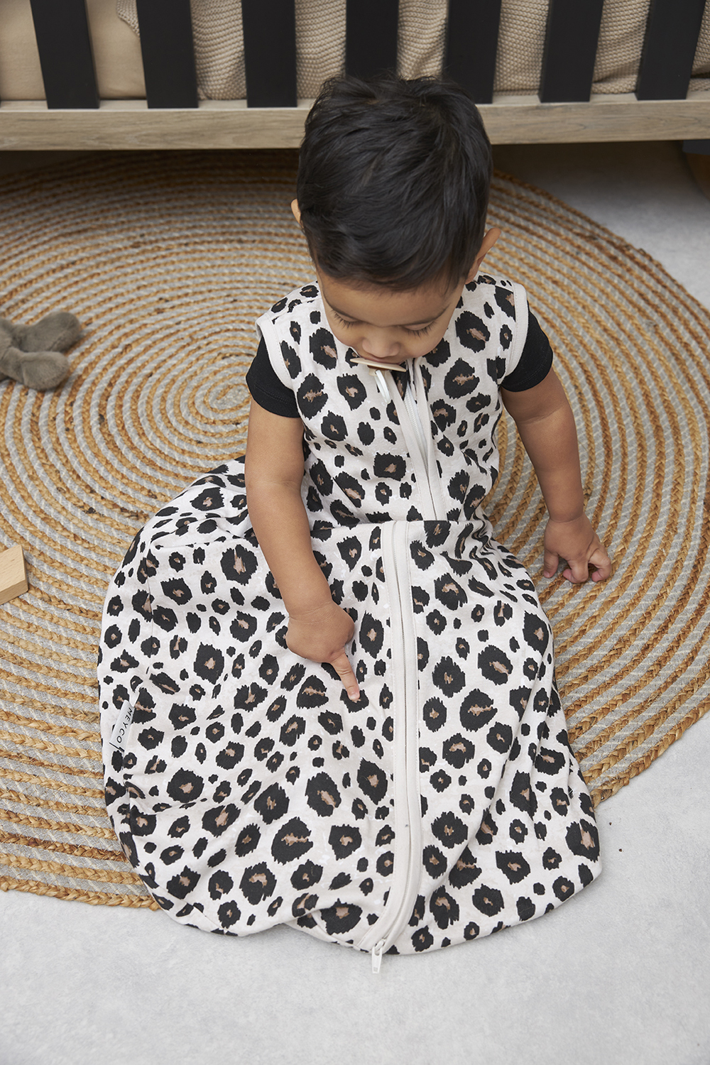 Zomerslaapzak Baby Leopard Sand Melange 98cm - afbeelding 4