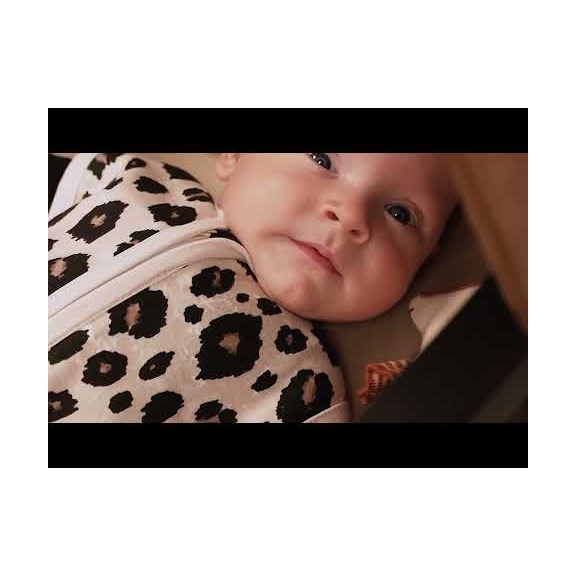 Meyco - Zomerslaapzak Baby Leopard Sand Melange 110cm