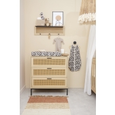 Meyco - Baby Zomerslaapzak Leopard Sand Melange - 74cm