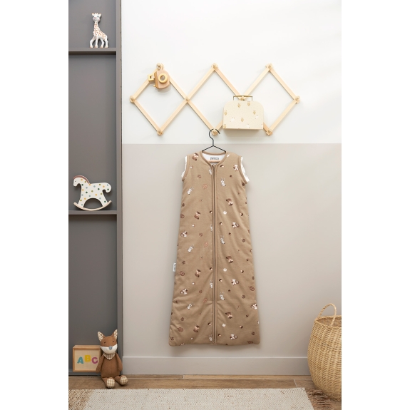 Baby Slaapzak 4 Seizoenen met Forest Animals - Sand Prin