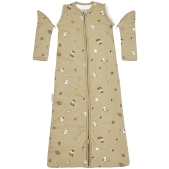 Baby Slaapzak 4 Seizoenen met Forest Animals - Sand Prin