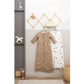 Baby Slaapzak 4 Seizoenen met Forest Animals - Sand Prin