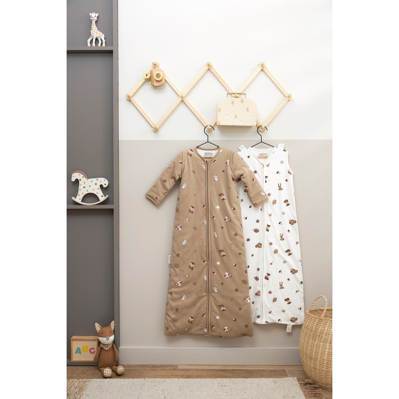 Baby Slaapzak 4 Seizoenen met Forest Animals - Sand Prin