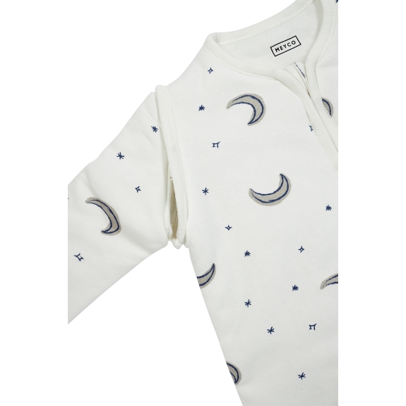 Baby Slaapzak Afritsbare Mouwen Moon Indigo 110cm