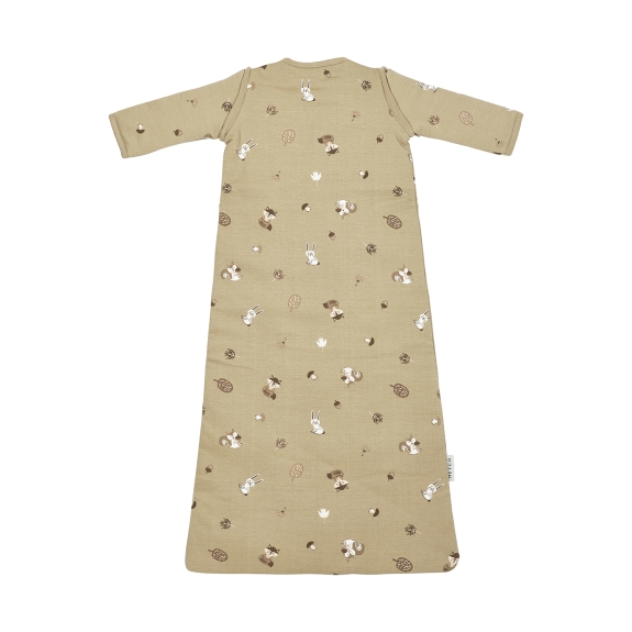 Meyco - Baby Slaapzak Forest Animals - Sand - 110cm