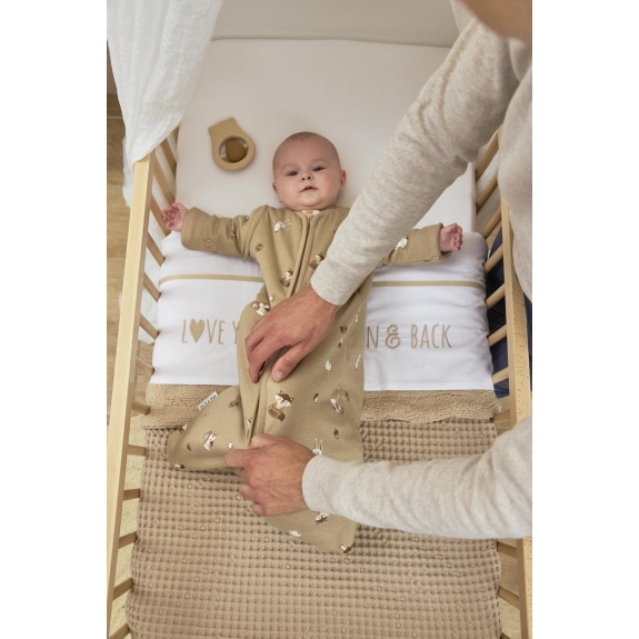 Meyco - Baby Slaapzak Forest Animals - Sand - 70cm