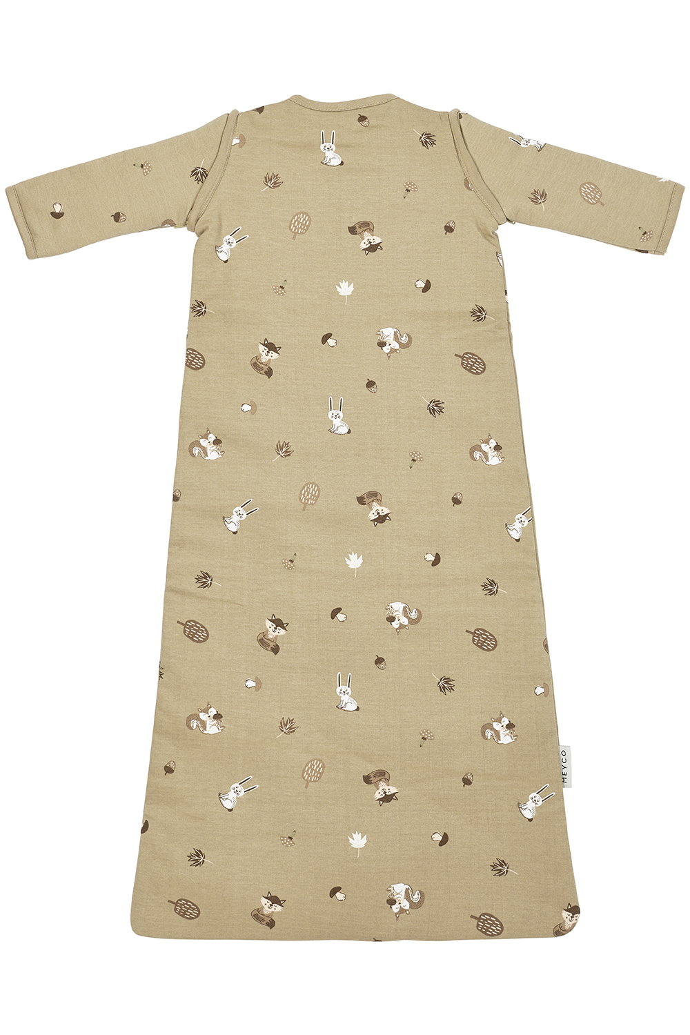 Baby Slaapzak Afritsbare Mouwen Forest Animals - Sand - afbeelding 11