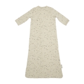 Baby Slaapzak Mouwen Rib Mini Spot - Sand Melange - 70cm