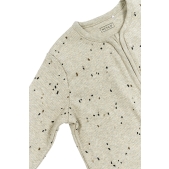 Baby Slaapzak Mouwen Rib Mini Spot - Sand Melange - 70cm
