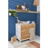 Baby Slaapzak Mouwen Rib Mini Spot - Sand Melange - 70cm