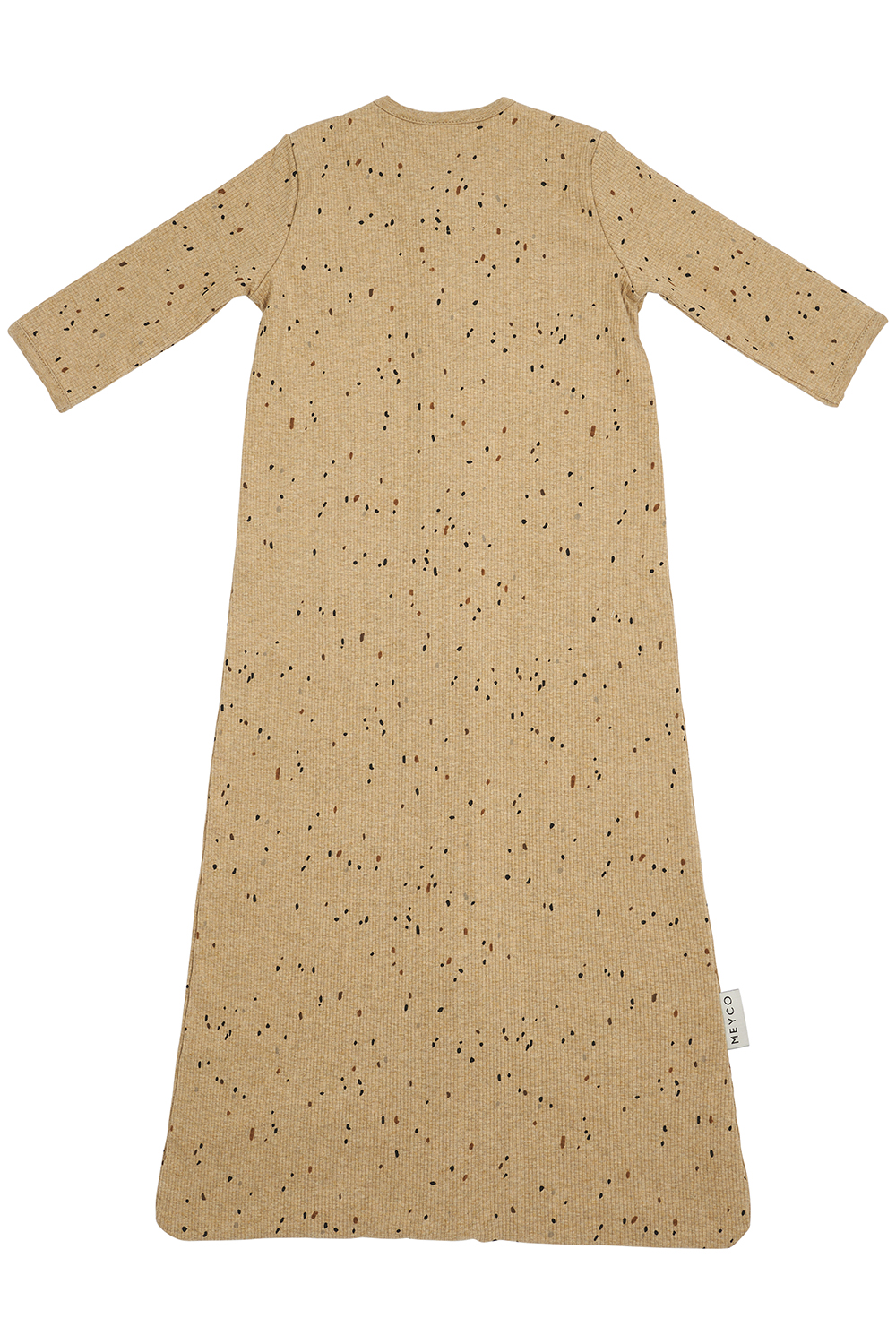 Baby Slaapzak Mouwen Rib Mini Spot - Toffee Melange - 11 - afbeelding 5