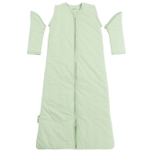 Meyco - Baby Slaapzak Afritsbare Mouwen Soft Green 110cm