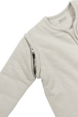 Baby Slaapzak Afritsbare Mouwen Slub - Greige - 70cm