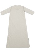 Baby Slaapzak Afritsbare Mouwen Slub - Greige - 70cm