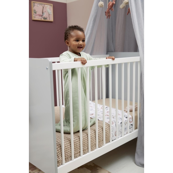 Meyco - Baby Slaapzak Afritsbare Mouwen Soft Green 90cm