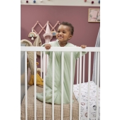 Meyco - Baby Slaapzak Afritsbare Mouwen Soft Green 90cm