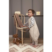 Baby Winter Slaapoverall Jumper Slub - Greige - 104cm