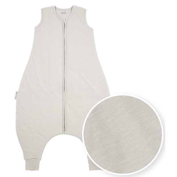 Baby Winter Slaapoverall Jumper Slub - Greige - 104cm