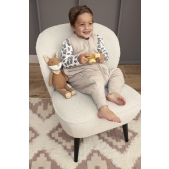 Baby Winter Slaapoverall Jumper Slub - Greige - 92cm