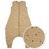 Baby Winter Slaapoverall Jumper Rib Mini Spot - Toffee M