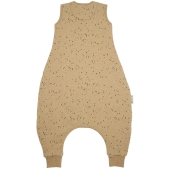 Baby Winter Slaapoverall Jumper Rib Mini Spot - Toffee M