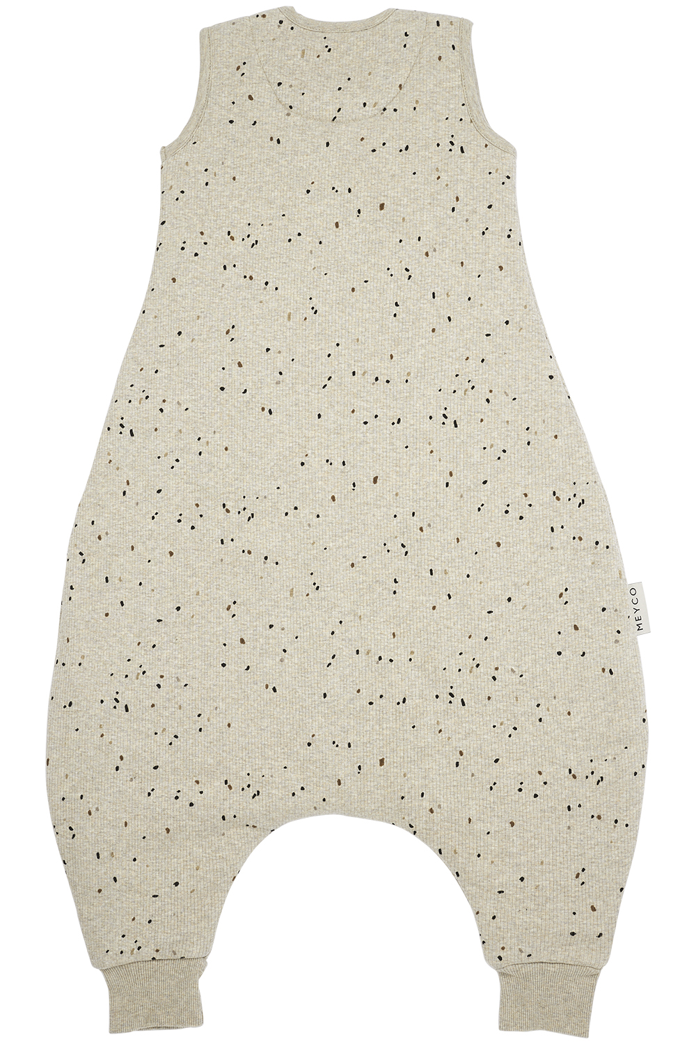Baby Winter Slaapoverall Rib Mini Spot - Sand Melange -  - afbeelding 4