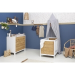 Baby Slaapzak Rib Mini Spot - Sand Melange - 90cm