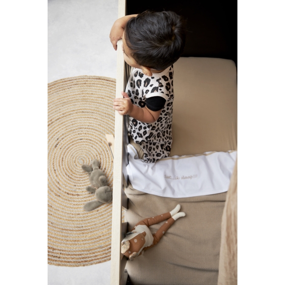 Zomerslaapzak voor Baby met Luipaardprint - Zand Melange